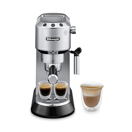 Delonghi EC680M Dedica 15-Bar Pump Espresso Machine, Stainless Steel