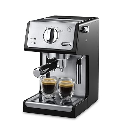 De'Longhi ECP3420 15" Bar Pump Espresso and Cappuccino Machine, Black