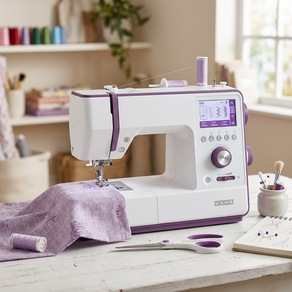 Premium sewing machine showing premium design recommended by GrabDeel.