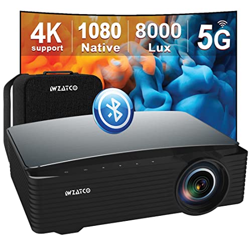 WZATCO S6 Native 1080P Full HD 4K Support Projector for Home