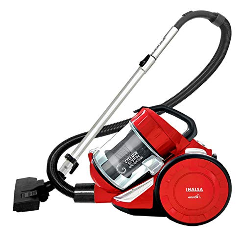 Inalsa Bagless Vacuum Cleaner- 360° Wheels, Powerful Suction & High Energy Efficiency & 2 Yrs Warranty
