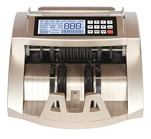 Swaggers Gold Pro Super Heavy Duty Note Counting Machine with Fake Note Detection