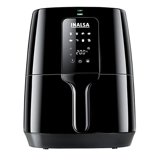INALSA Digital 4.2L Nutri Fry Air Fryer- 1400W, Smart AirCrisp Technology, 8-Preset Menu, Touch Control & Digital Display