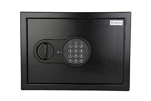 Valencia- Crux Electronic Digital Security Safe for Home & Office, 16 Litres, Black (Crux 250), 16 l
