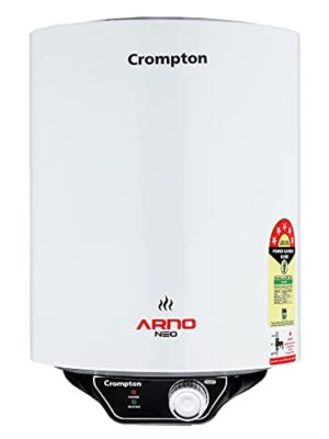 Crompton Arno Neo 25-L 5 Star Rated Storage Water Heater with Advanced 3 Level Safety (White)
