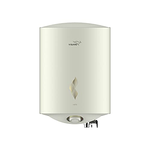 V-Guard Victo 15 Liter Water Heater with  Free Connection Pipes (BEE 5 Star Rated)