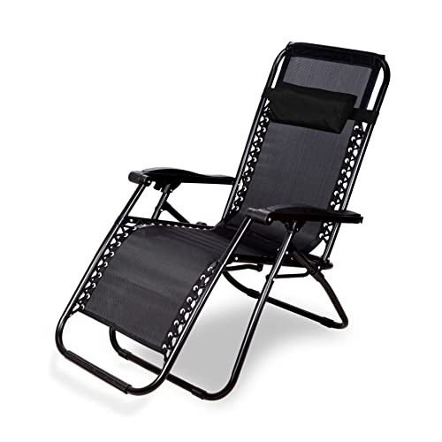 Star Work Zero Gravity Relax Chair For Lounge, Portable, Adjustable Pillow, full body support, Steel